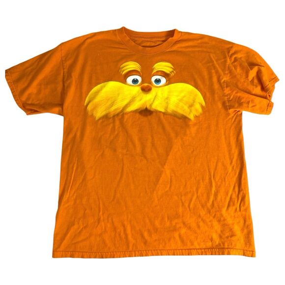 Dr. Seuss' The Lorax IHOP Restaurant Orange T-Shirt Advertise Size XL 0011 - Picture 1 of 6